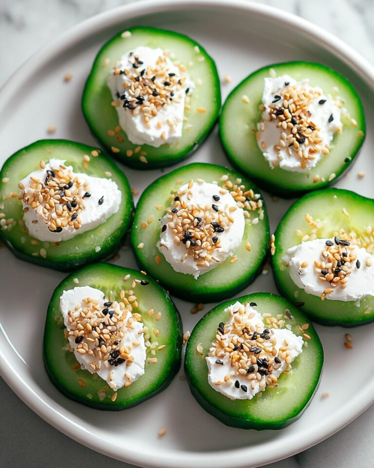 Everything Bagel Cucumber Bites Recipe