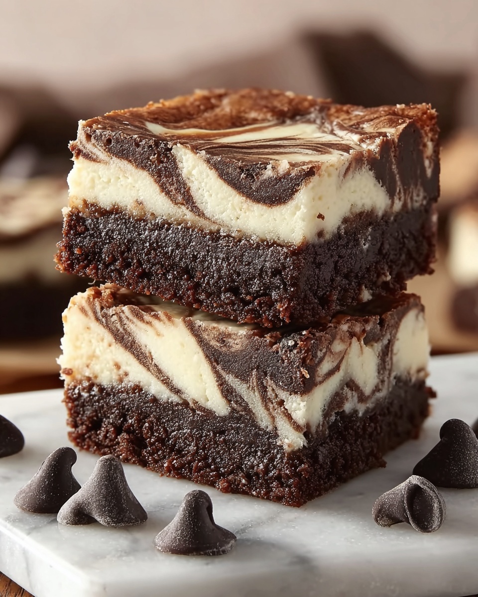 Cream Cheese Brownies Recipe - Recipe Image