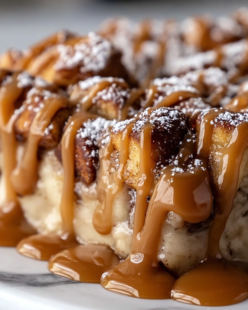 Caramel Apple Cinnamon Roll Dump Cake Recipe - Recipe Image
