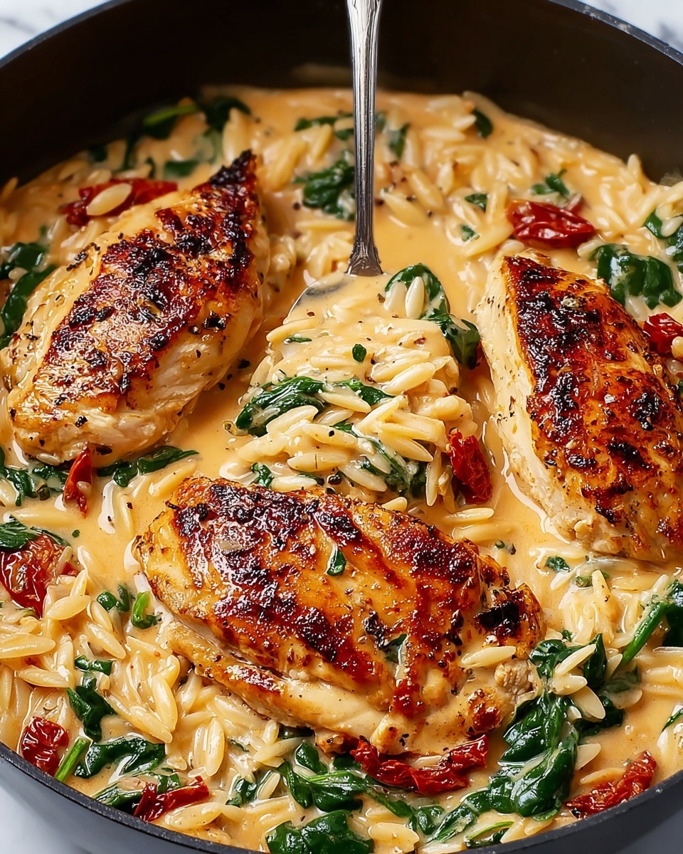 Marry Me Chicken Orzo {One Pot} Recipe - Recipe Image