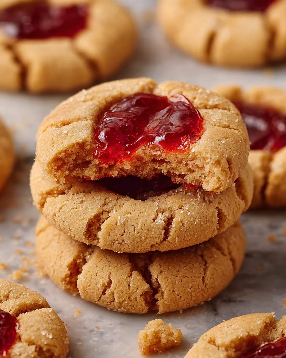 Peanut Butter and Jelly Cookies Recipe - Recipe Image
