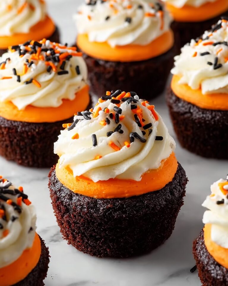 Brownie Cupcake Halloween Treats Recipe