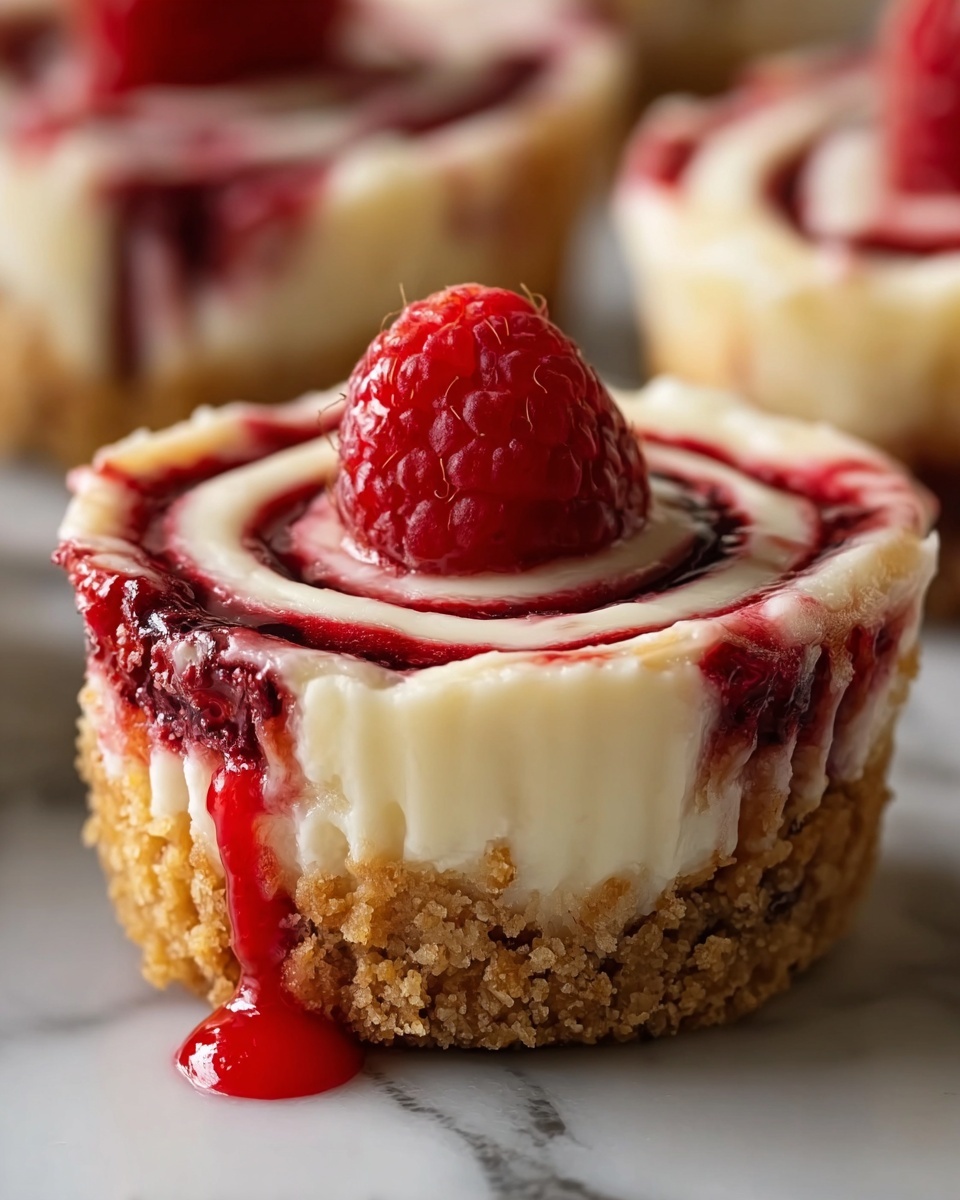 Berry Swirl Cheesecake Bites Recipe - Recipe Image