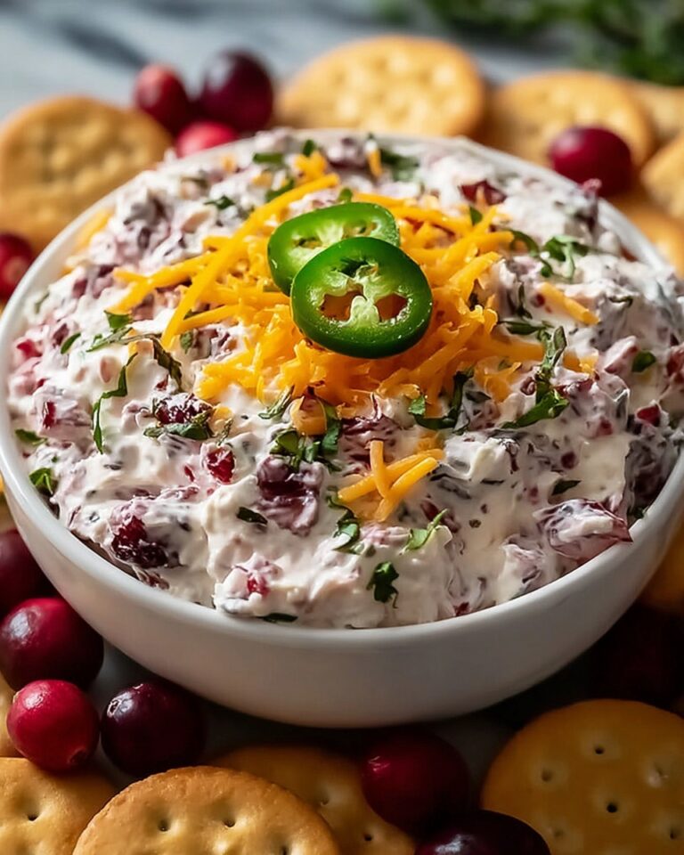 Holiday Cranberry Jalapeño Cream Cheese Dip Recipe