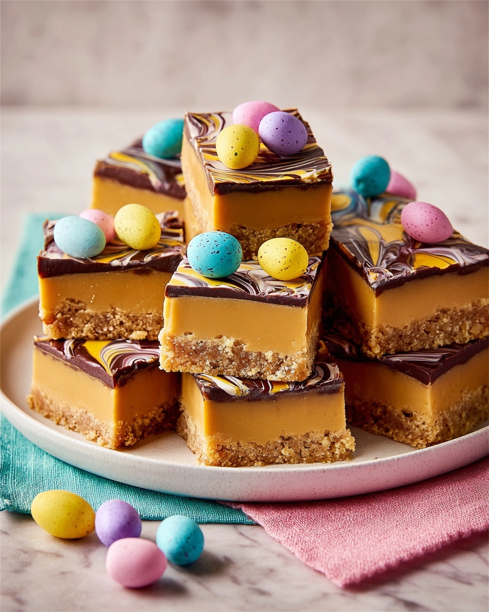 Easter Millionaire’s Squares Recipe - Recipe Image