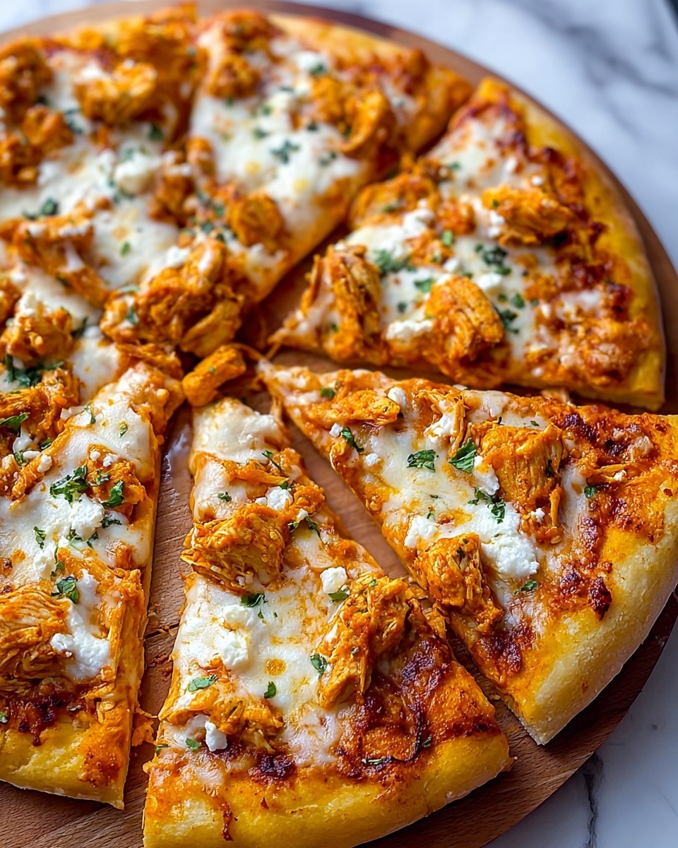Buffalo-Style Chicken Pizza Recipe - Recipe Image