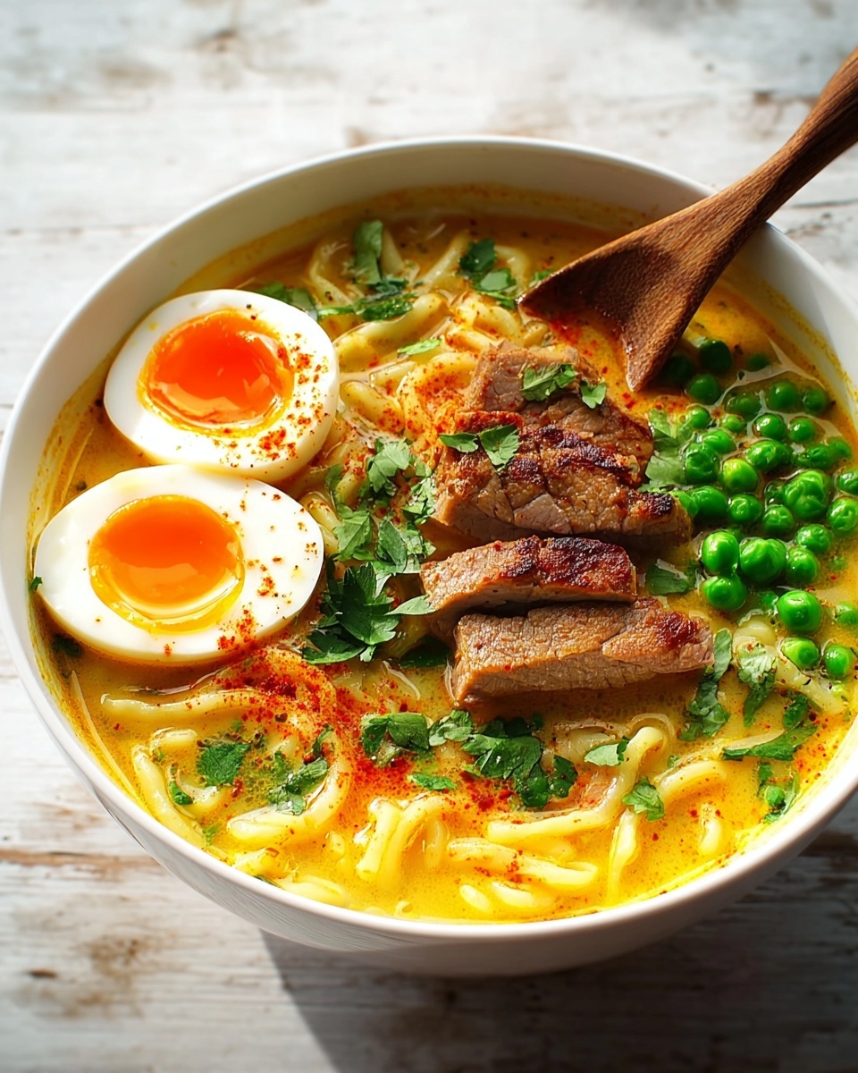 Spicy Coconut Curry Ramen Recipe - Recipe Image