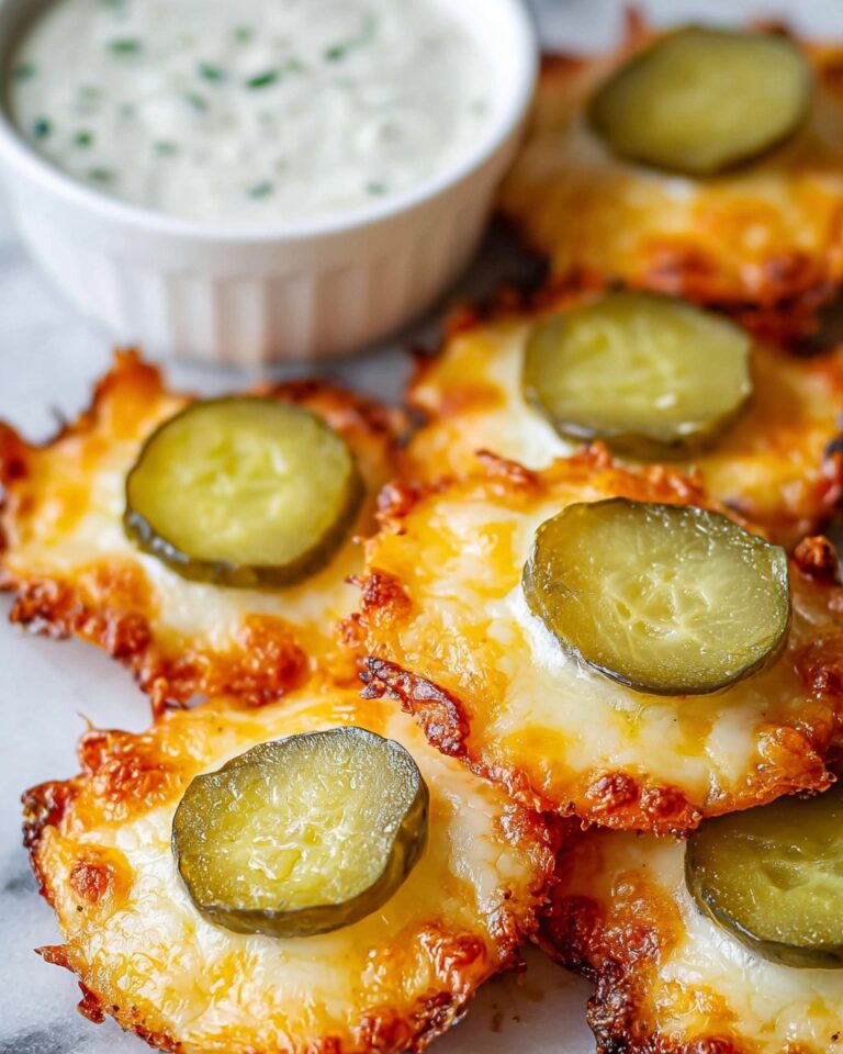 Cheesy Pickle Chips Recipe
