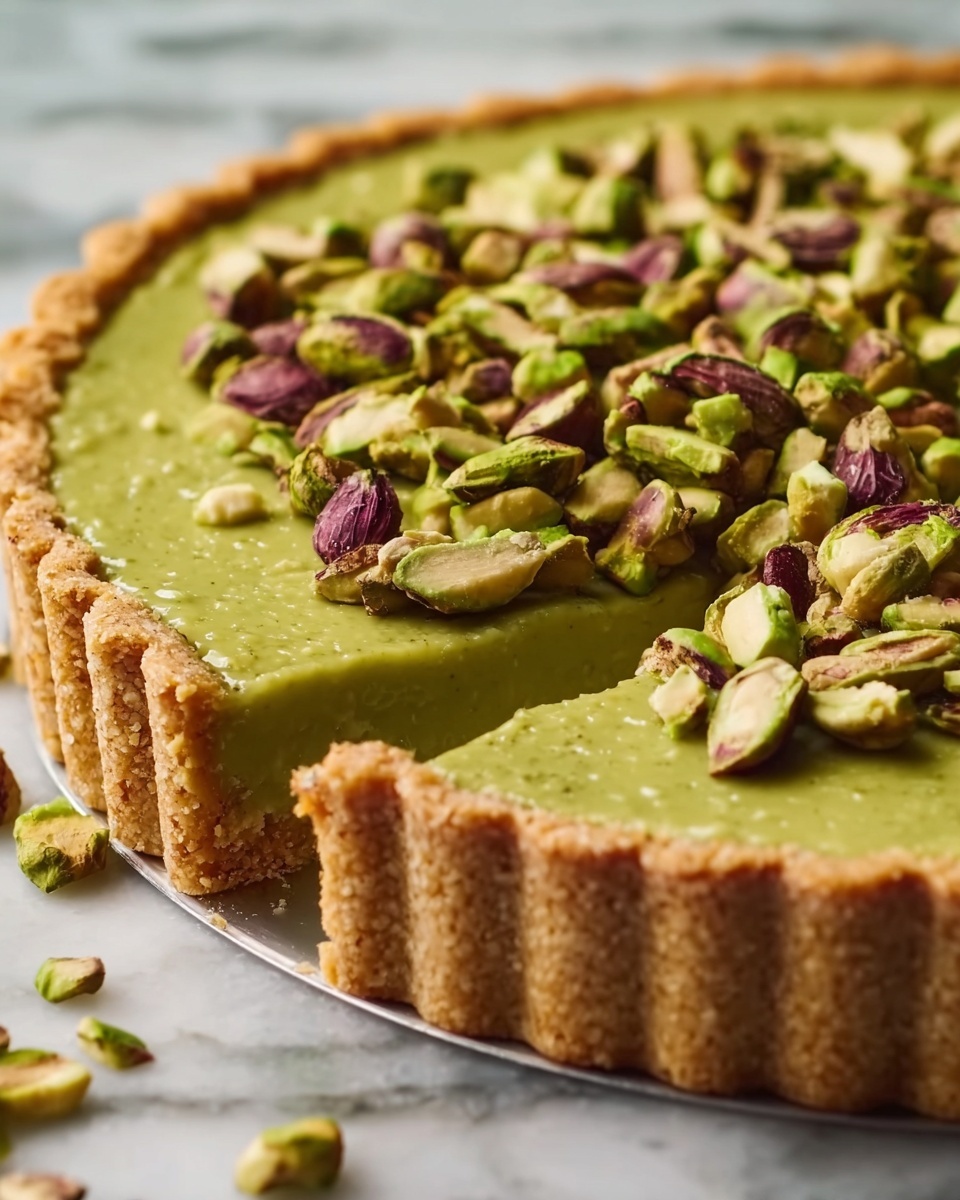 Pistachio Tart with Creamy Pistachio Paste Recipe - Recipe Image