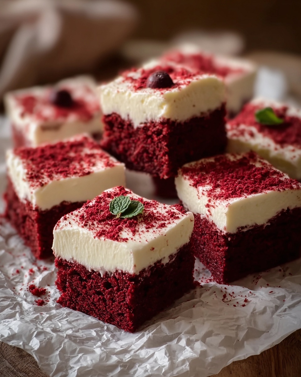 Cream Cheese Red Velvet Fudge Recipe - Recipe Image