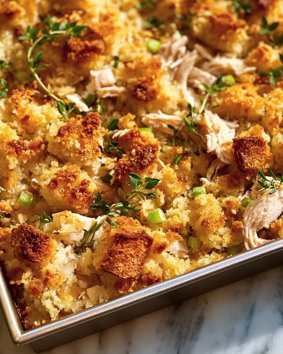Rotisserie Chicken and Stuffing Casserole Recipe - Recipe Image