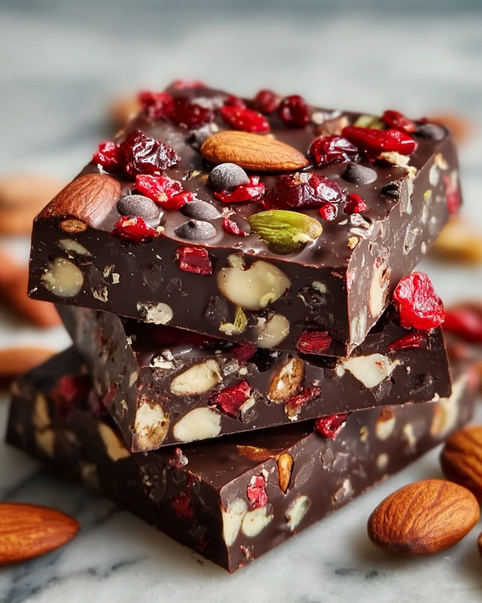 Chocolate Fruit and Nut Bars Recipe - Recipe Image