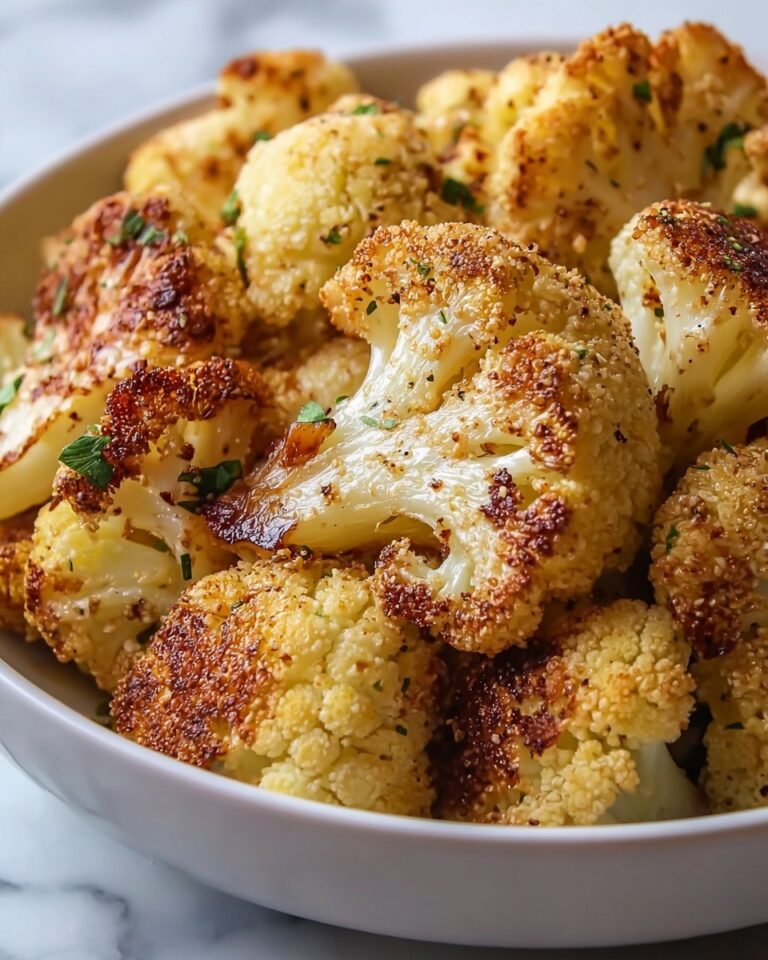 Roasted Parmesan Cauliflower Bites Recipe
