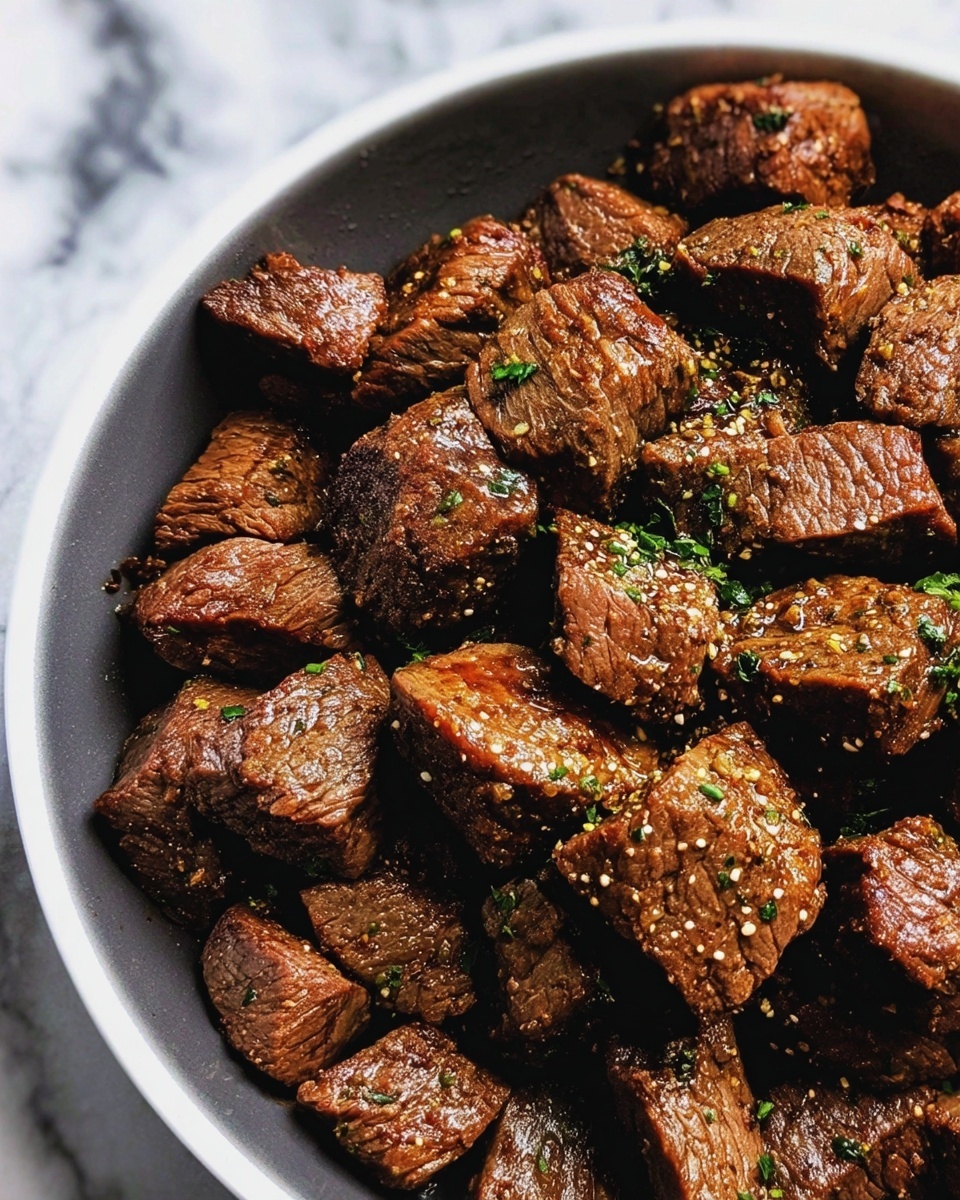 Garlic Butter Steak Bites Recipe - Recipe Image