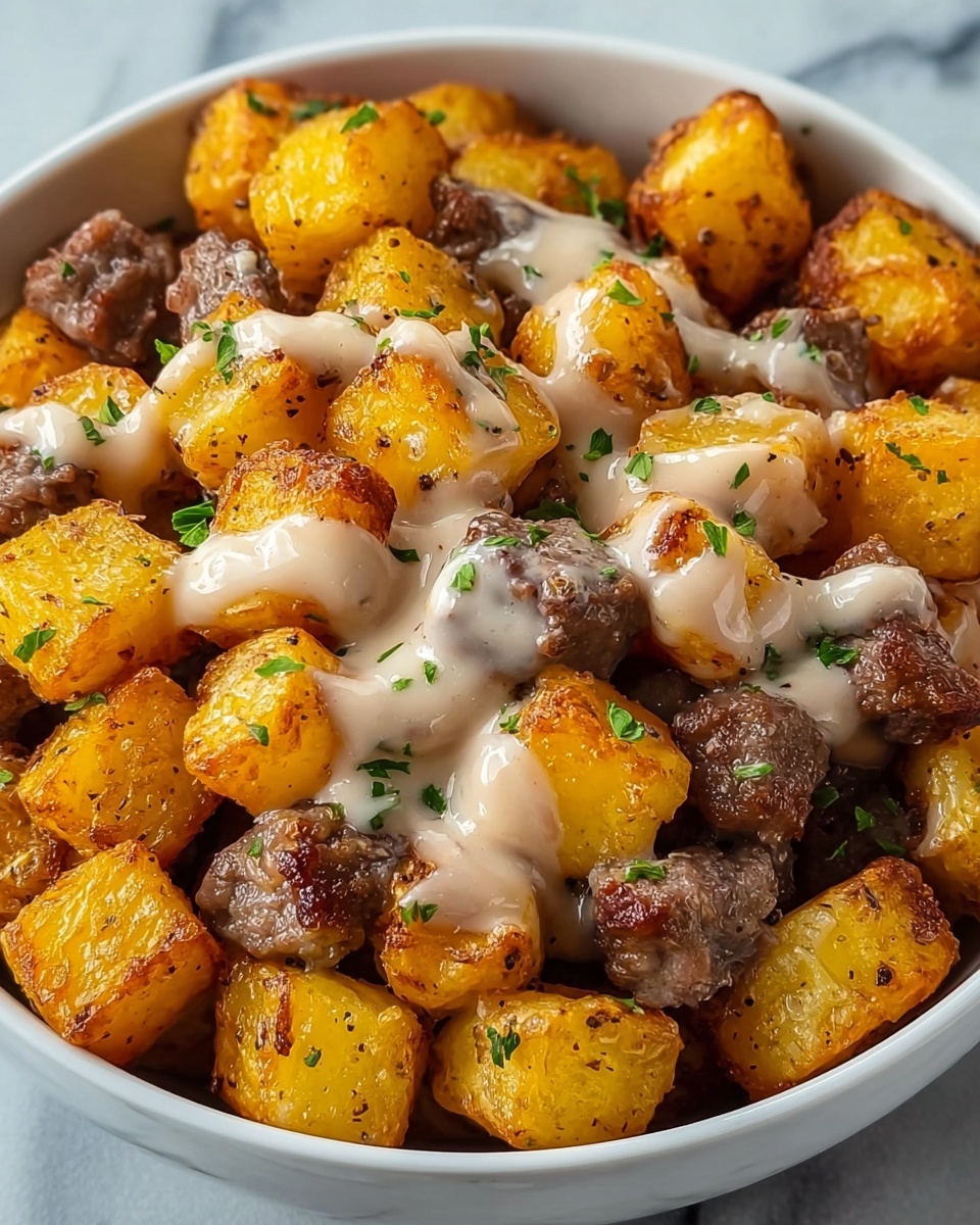 Tater Tot Sausage Casserole Recipe - Recipe Image