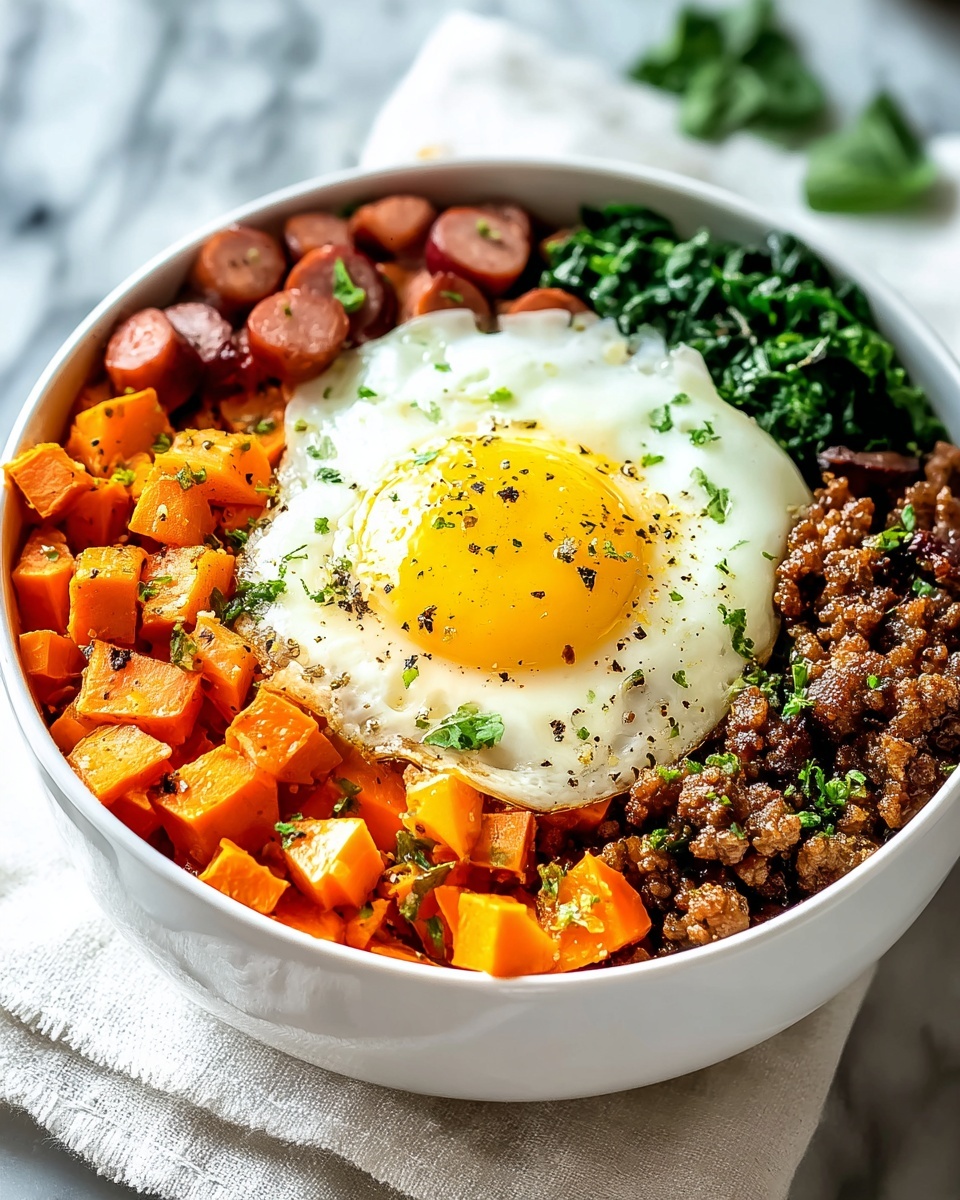 Chorizo and Sweet Potato Breakfast Bowls Recipe - Recipe Image