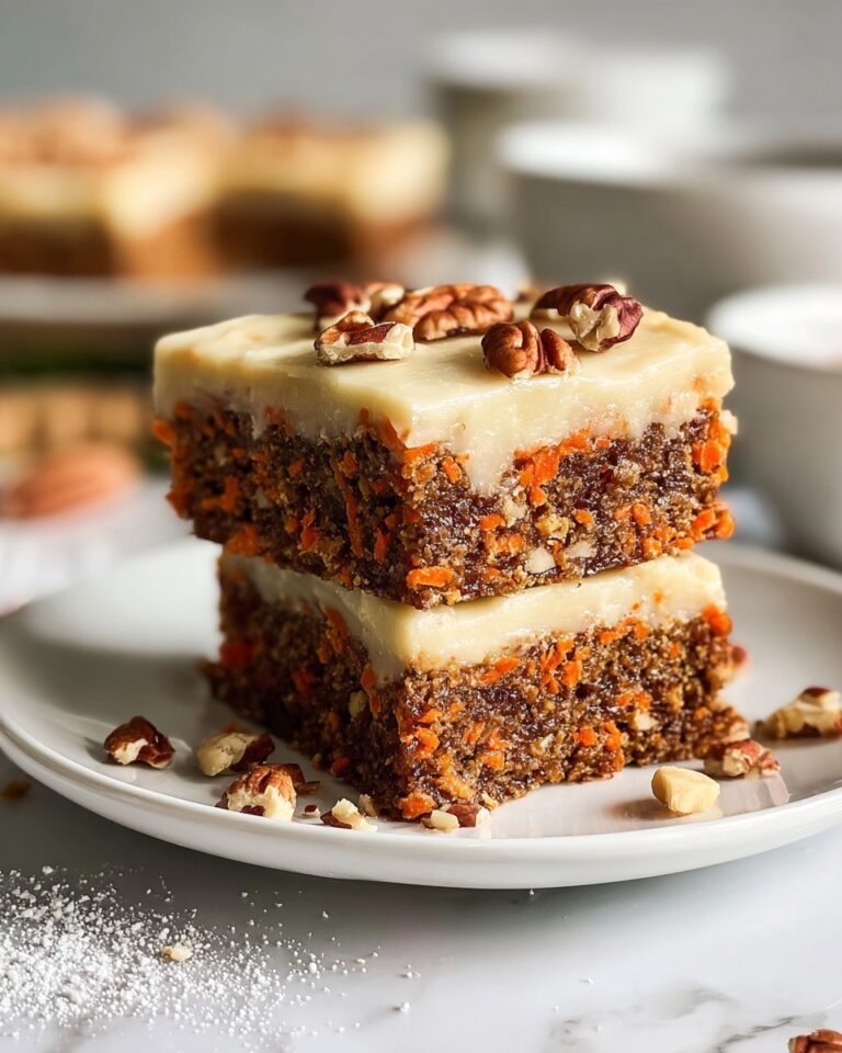 Vegan Carrot Cake Bars Recipe
