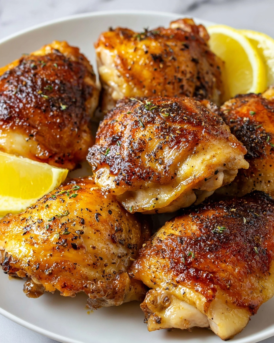 Juicy Baked Chicken Thighs Recipe - Recipe Image
