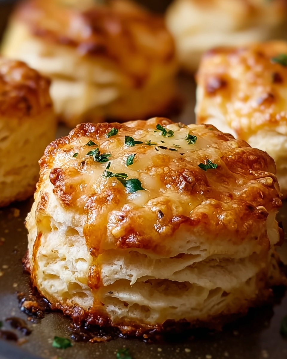 Crab Stuffed Cheddar Bay Biscuits with Lemon Butter Sauce Recipe - Recipe Image