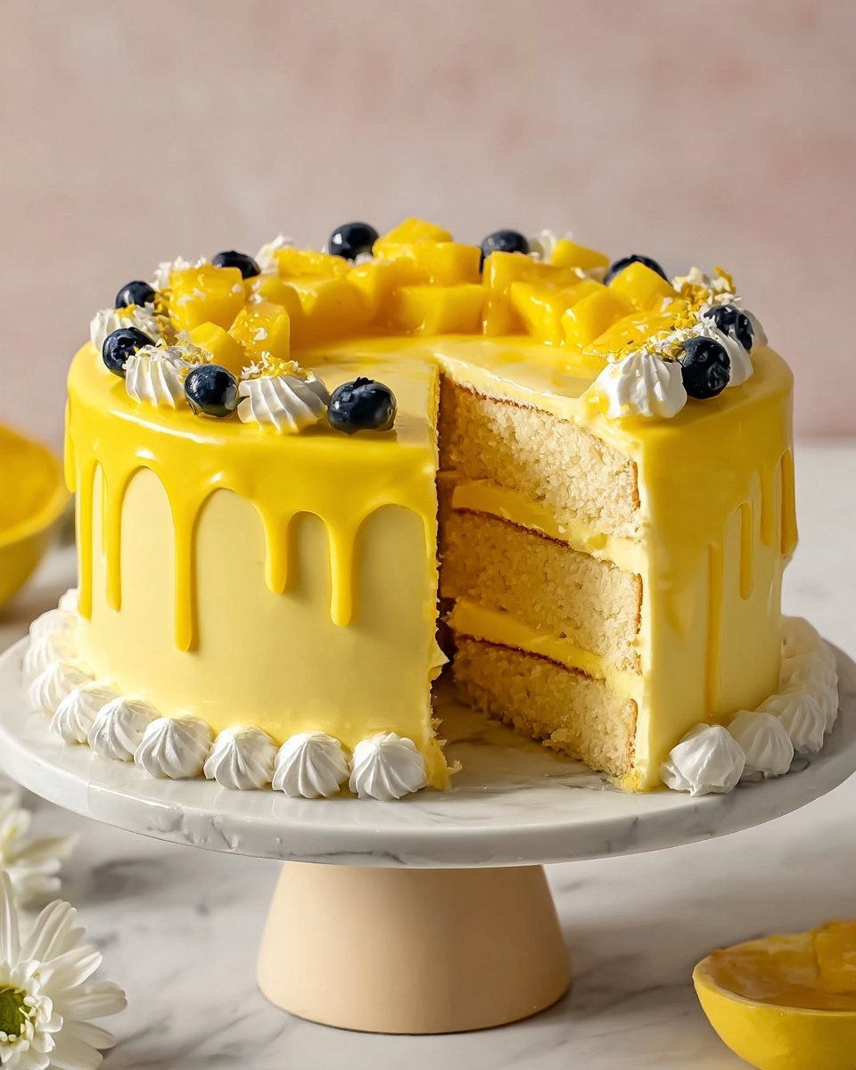 Mango Mousse Cake Recipe - Recipe Image
