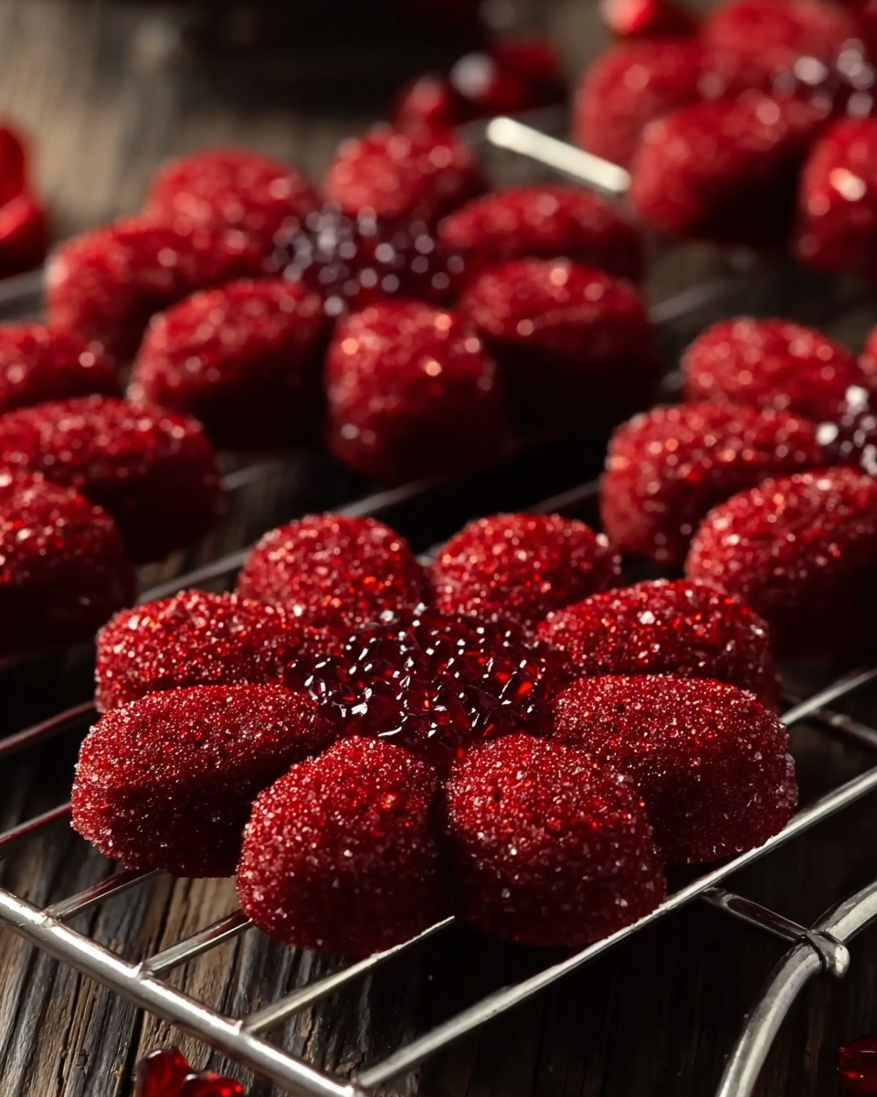 Red Velvet Spritz Cookies Recipe - Recipe Image