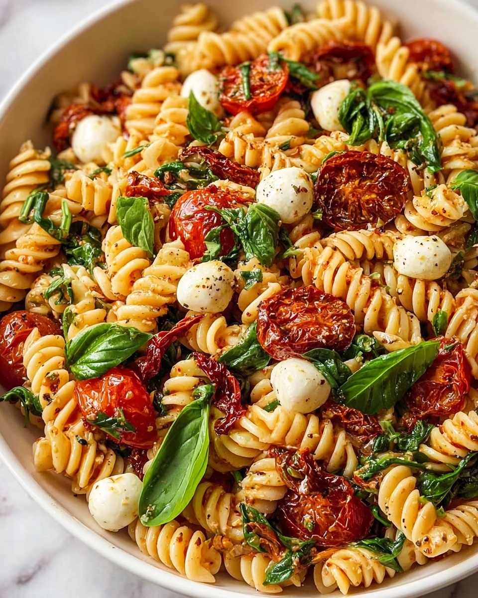 Sun Dried Tomato Pasta Salad Recipe - Recipe Image
