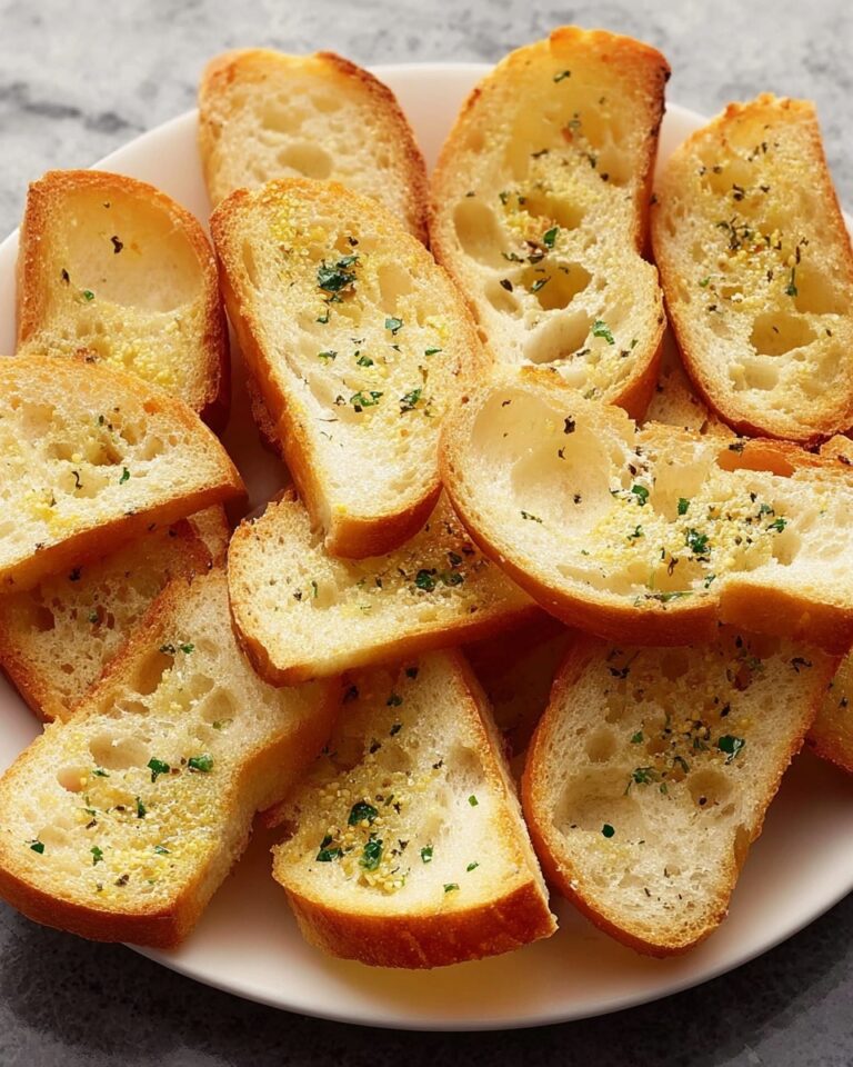 Garlic Bread Crostini Recipe