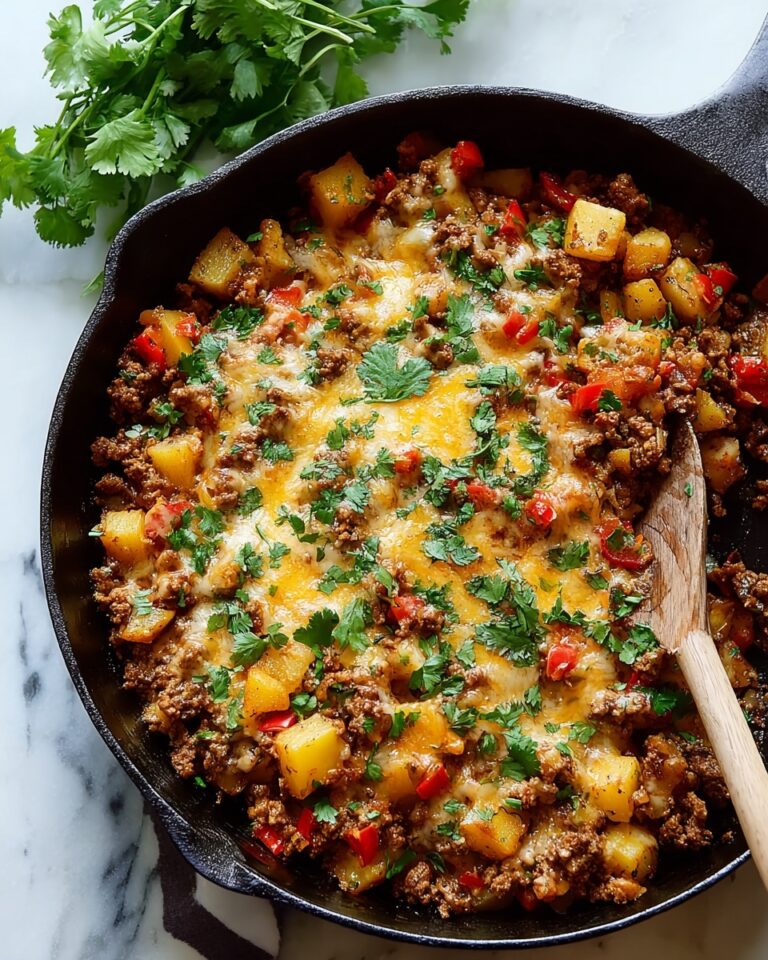 Mexican Ground Beef and Potato Skillet Recipe