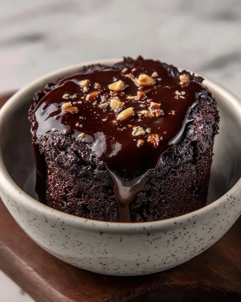 Flourless Chocolate Mug Brownie Recipe - Recipe Image