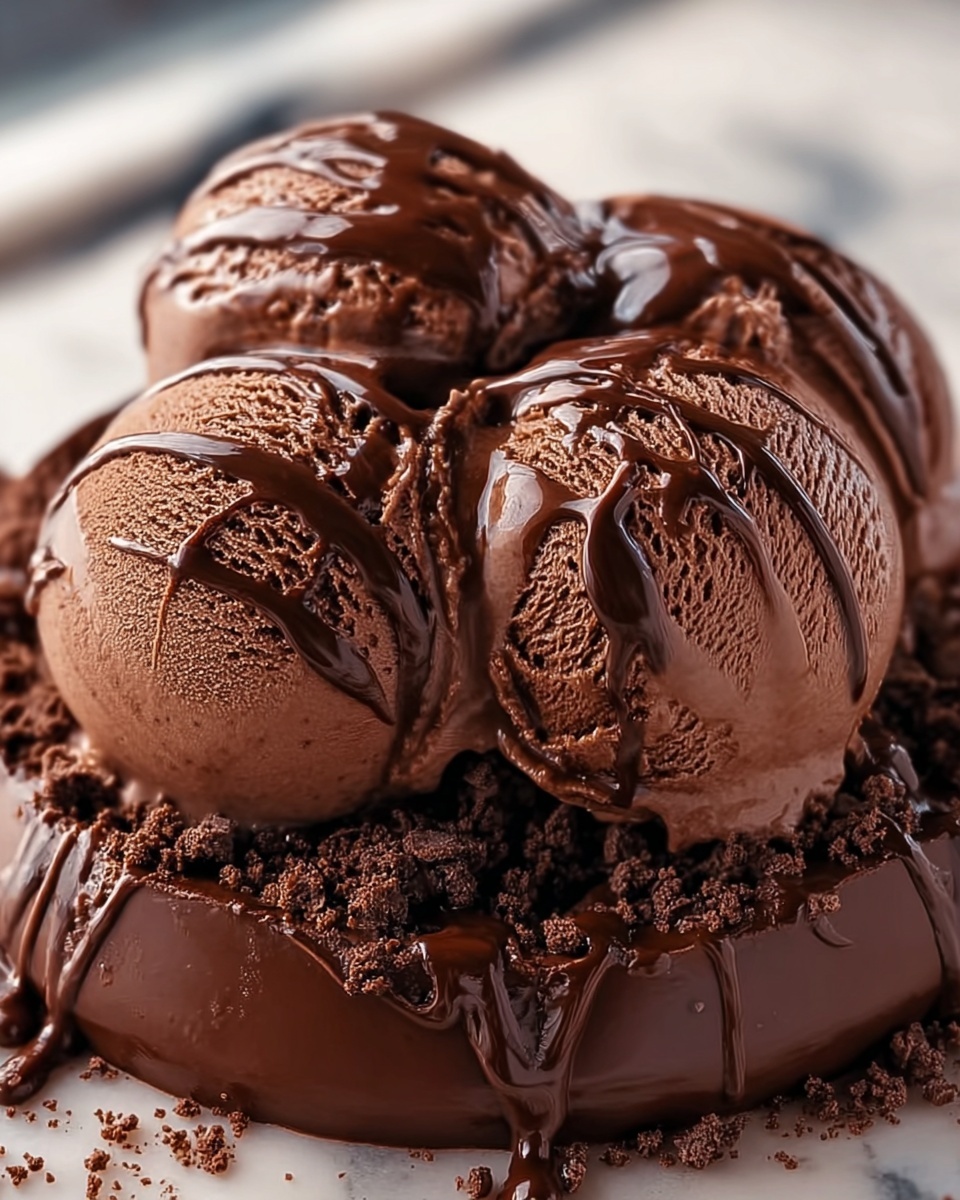 Homemade Chocolate Ice Cream Recipe - Recipe Image