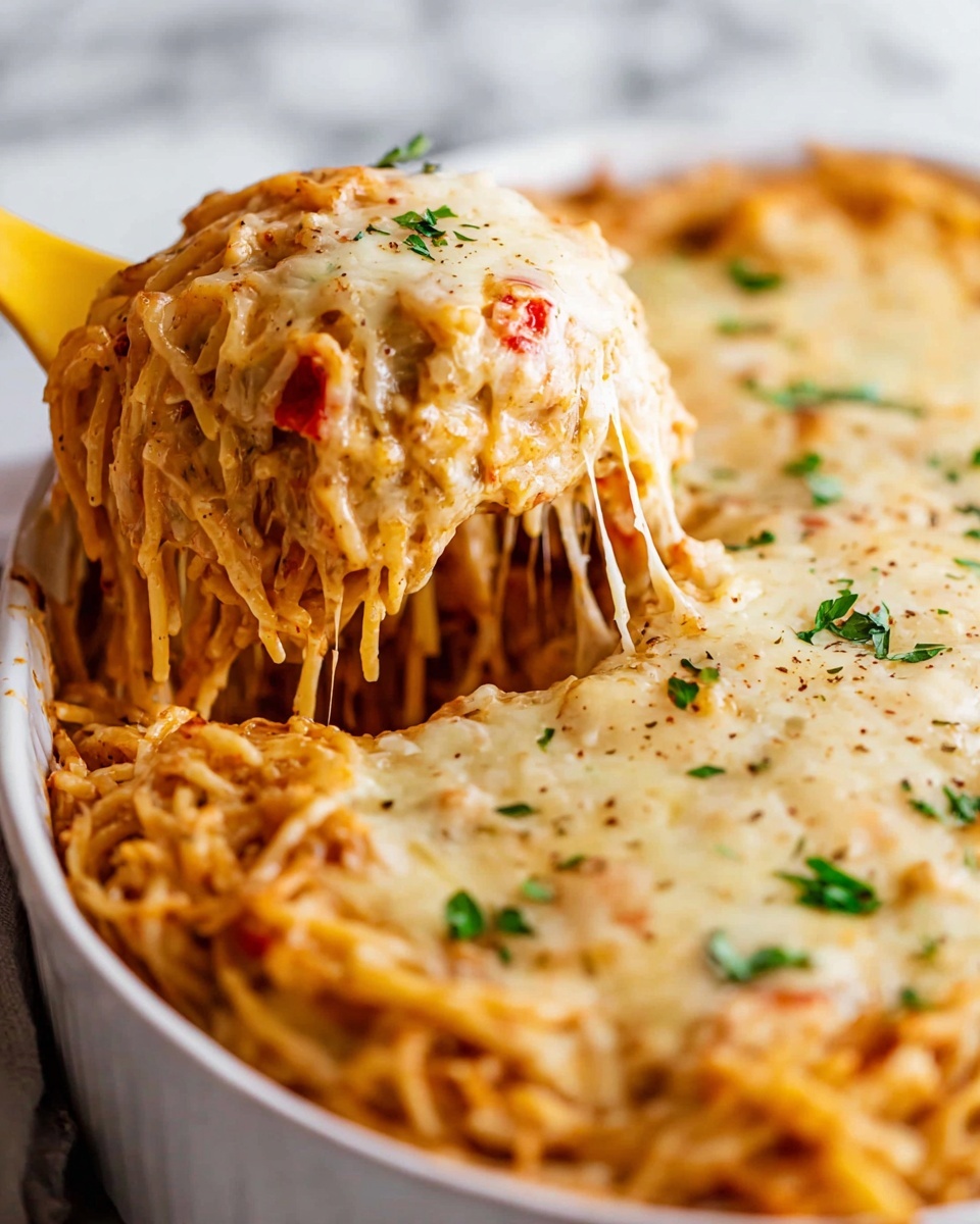 Easy Chicken Spaghetti with Rotel Recipe - Recipe Image
