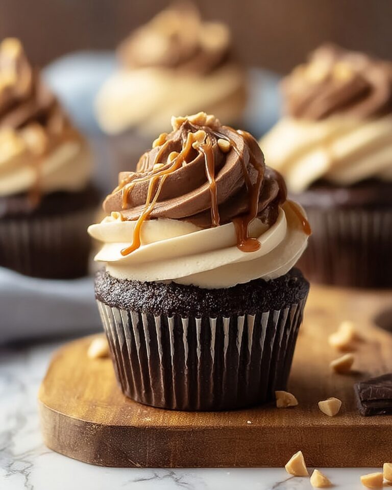 Chocolate Peanut Butter Cupcakes Recipe