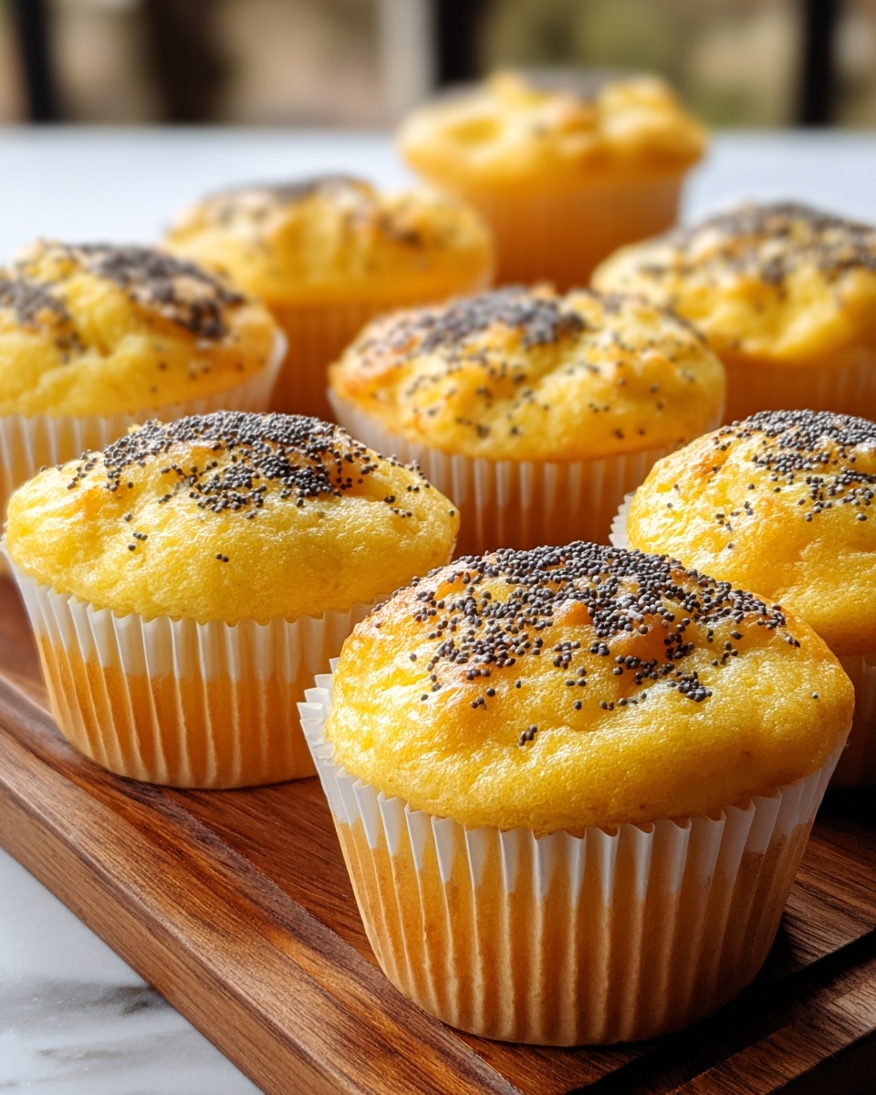 Homemade Lemon Poppyseed Muffins Recipe - Recipe Image
