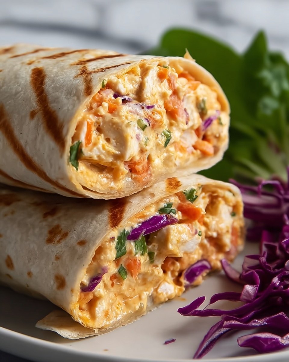Crunchy Southwestern Chicken Wrap Recipe - Recipe Image
