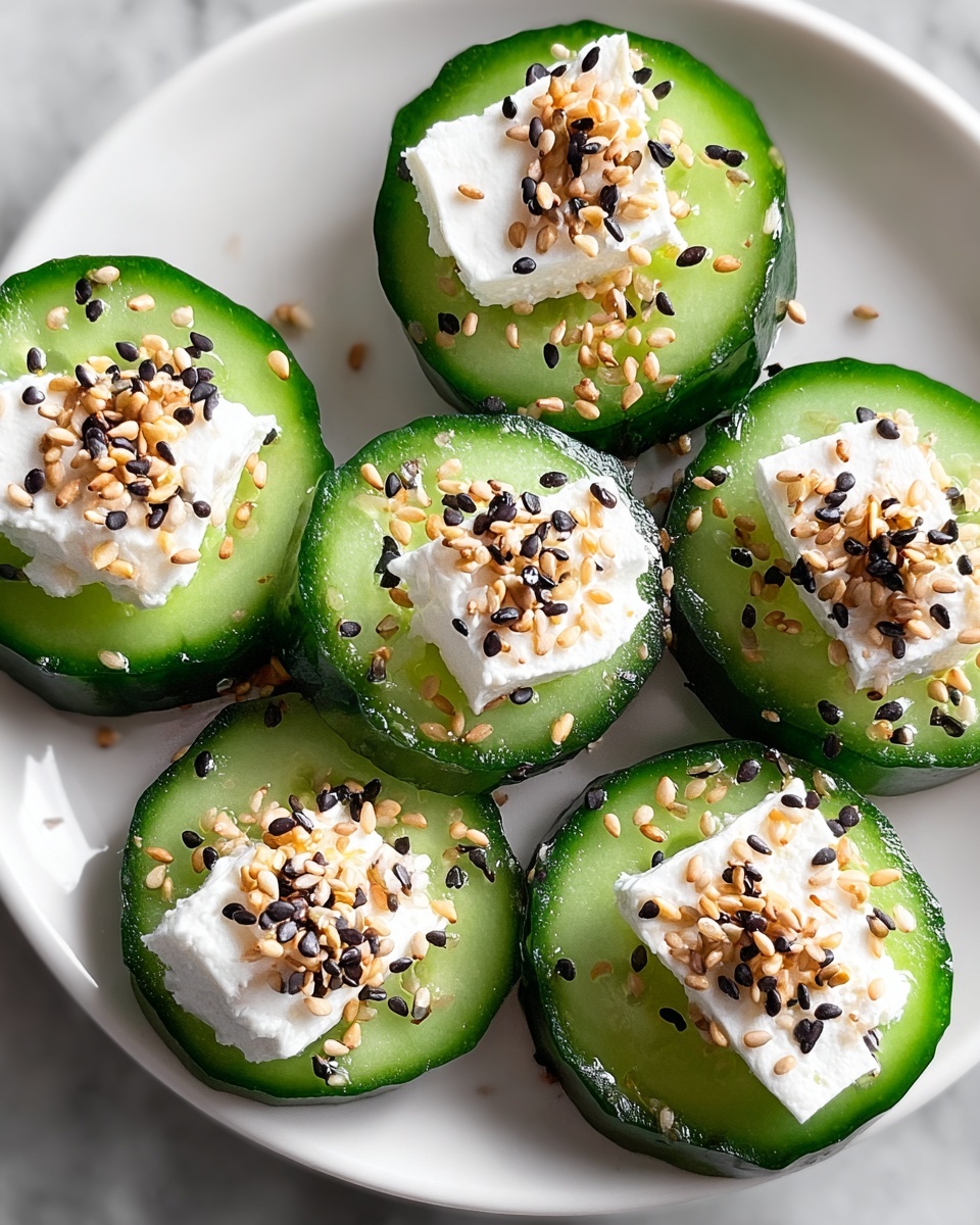 Everything Bagel Cucumber Bites Recipe - Recipe Image