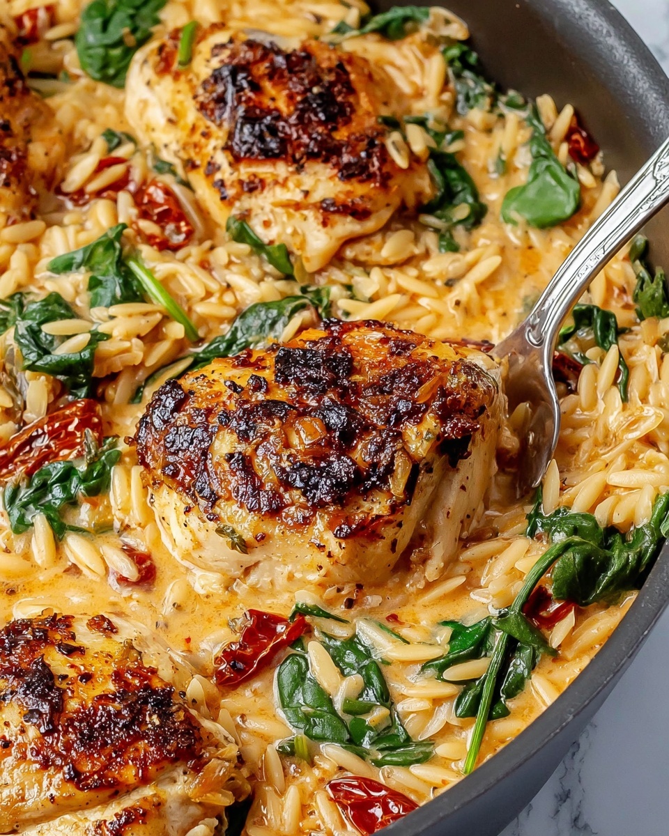 Marry Me Chicken Orzo {One Pot} Recipe - Recipe Image