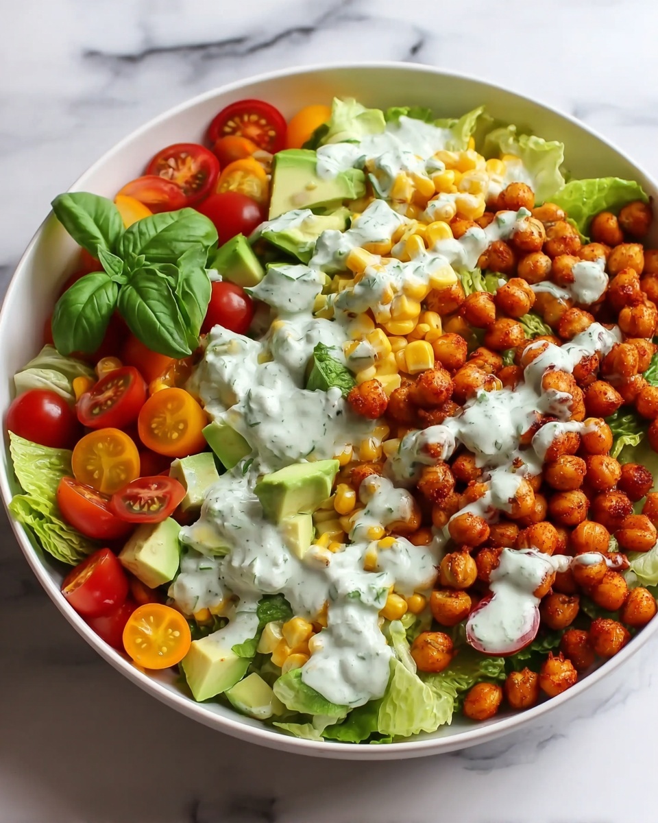 Honey Roasted Chickpea and Avocado Salad Recipe - Recipe Image