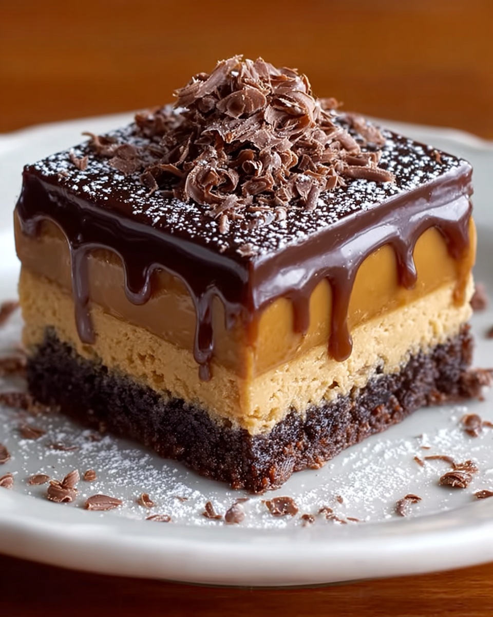 Chocolate Caramel Delight Squares Recipe - Recipe Image
