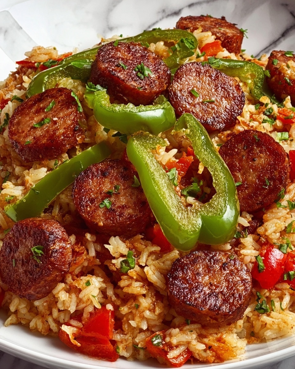 Cajun Sausage and Rice Skillet Recipe - Recipe Image