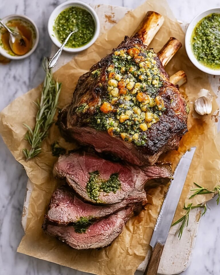 Buttermilk Brined Lamb with Mint and Pistachio Relish Recipe
