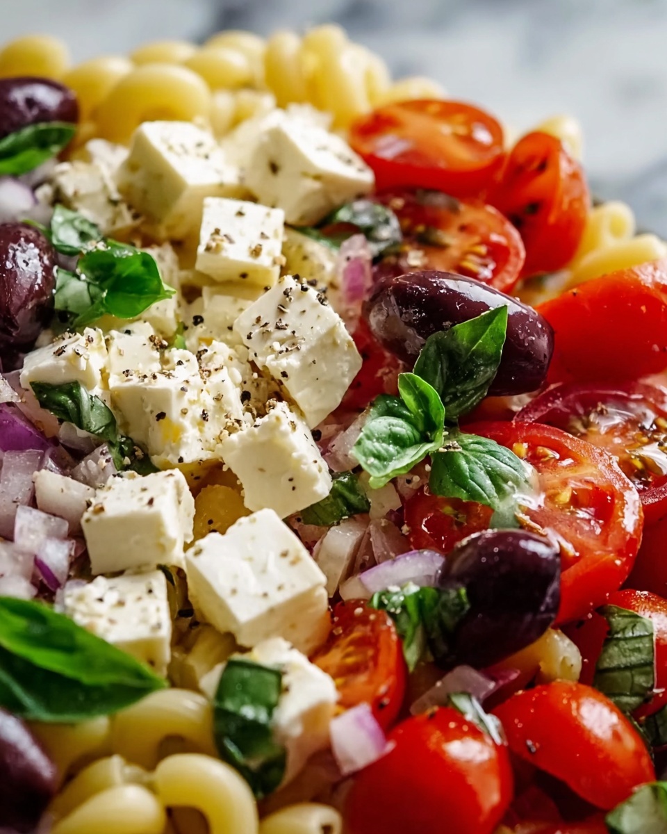 Greek Pasta Salad Recipe - Recipe Image