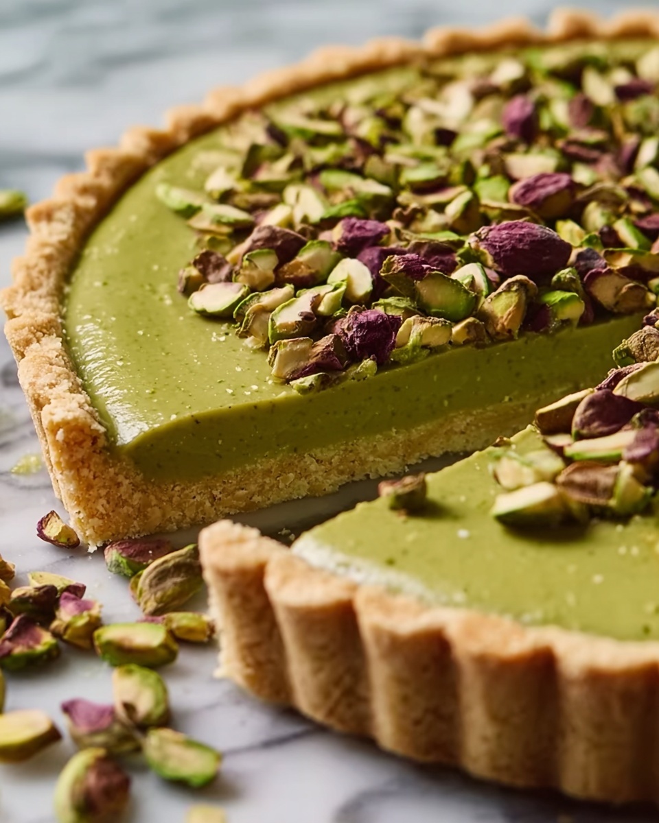 Pistachio Tart with Creamy Pistachio Paste Recipe - Recipe Image