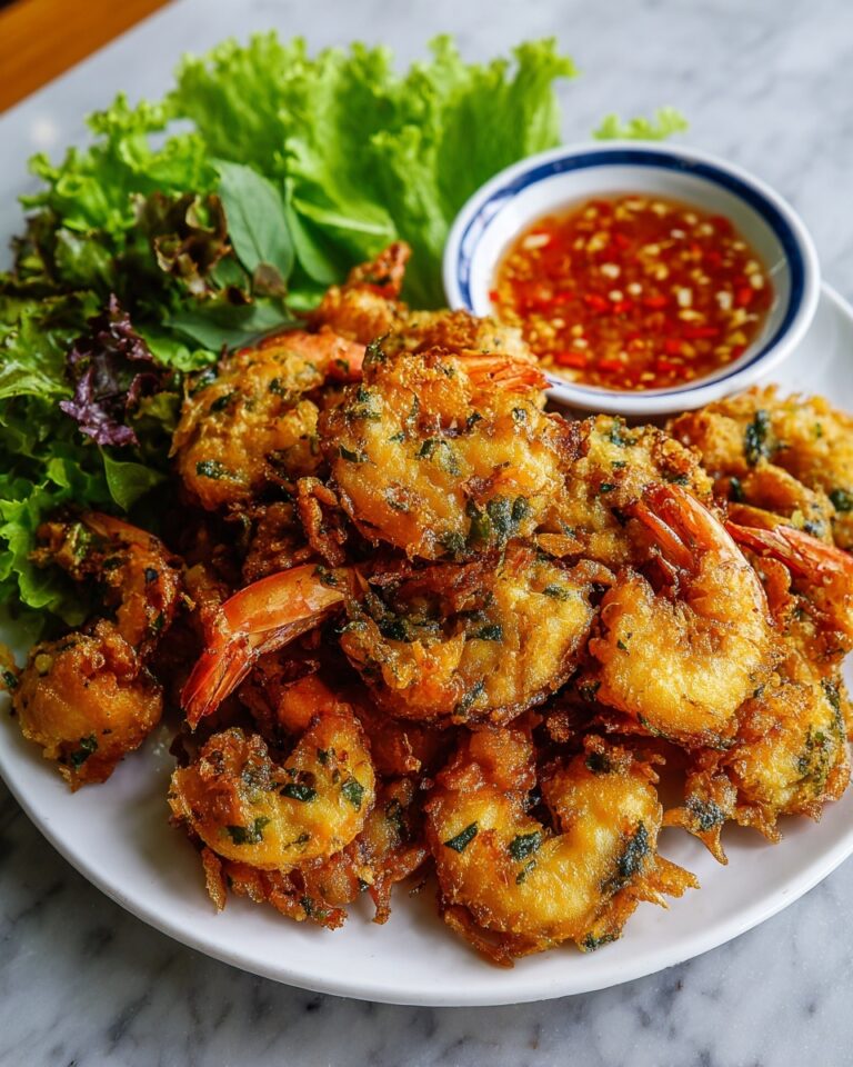 Shrimp and Sweet Potato Fritters (Bánh Tôm) Recipe