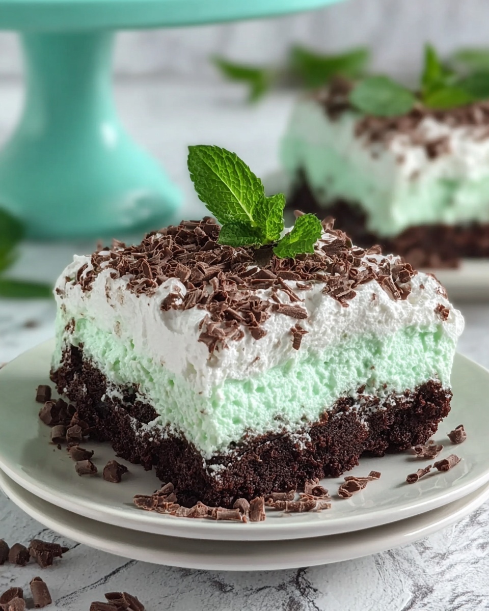 Andes Mint Poke Cake Recipe - Recipe Image