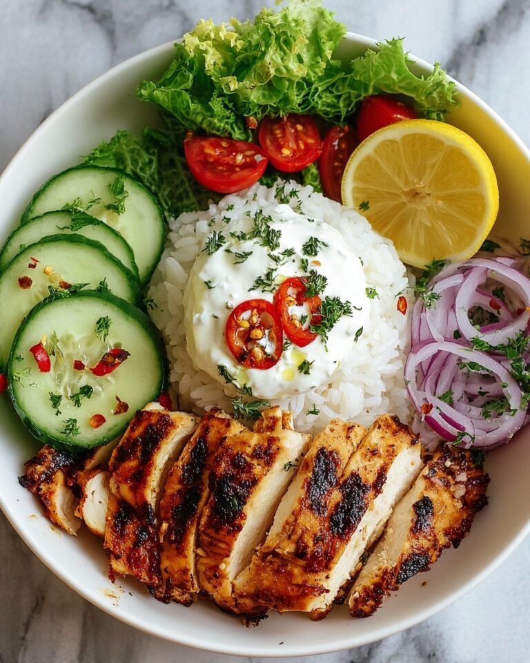 Greek Chicken Bowls with Tzatziki and Fresh Veggies Recipe