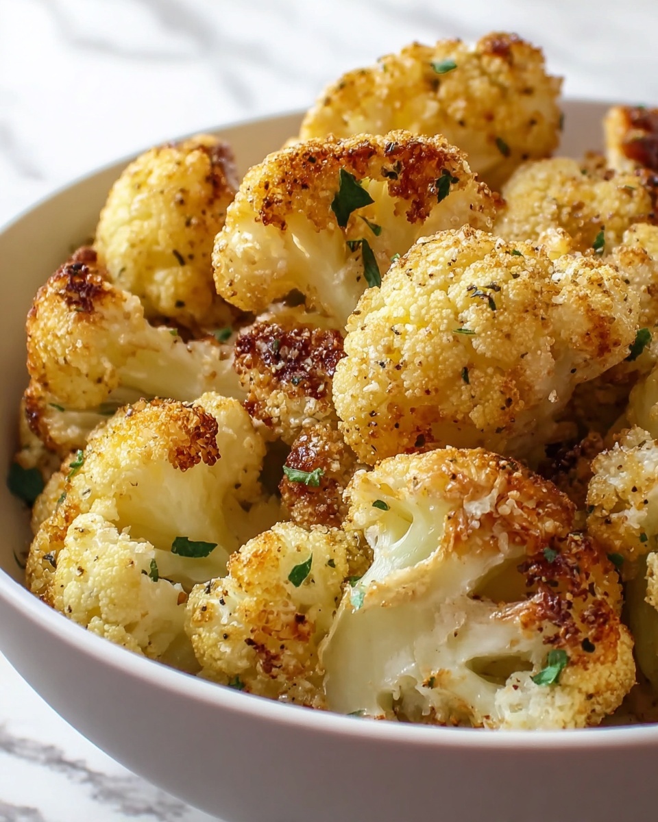 Roasted Parmesan Cauliflower Bites Recipe - Recipe Image