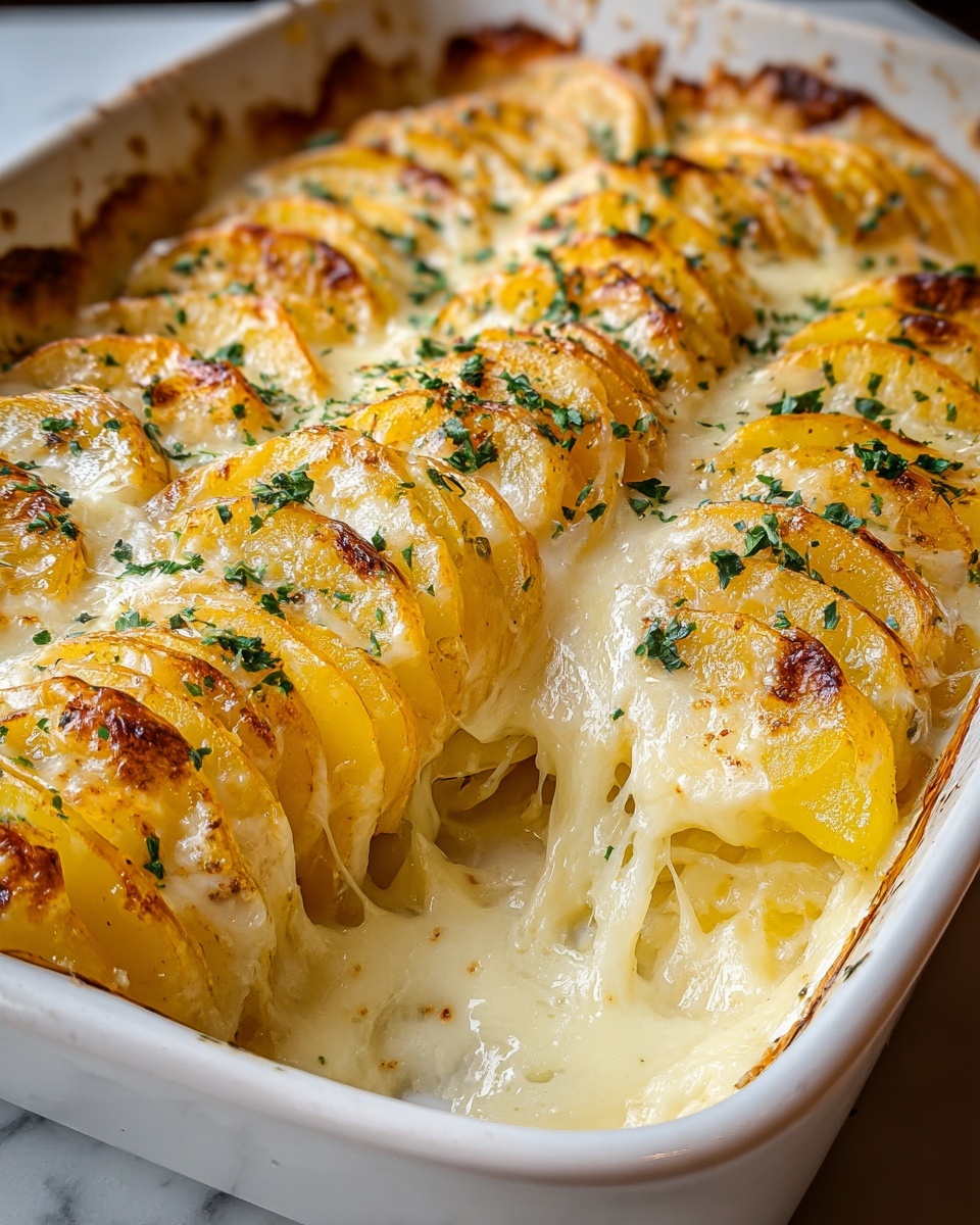 Cheesy Scalloped Potatoes Recipe - Recipe Image