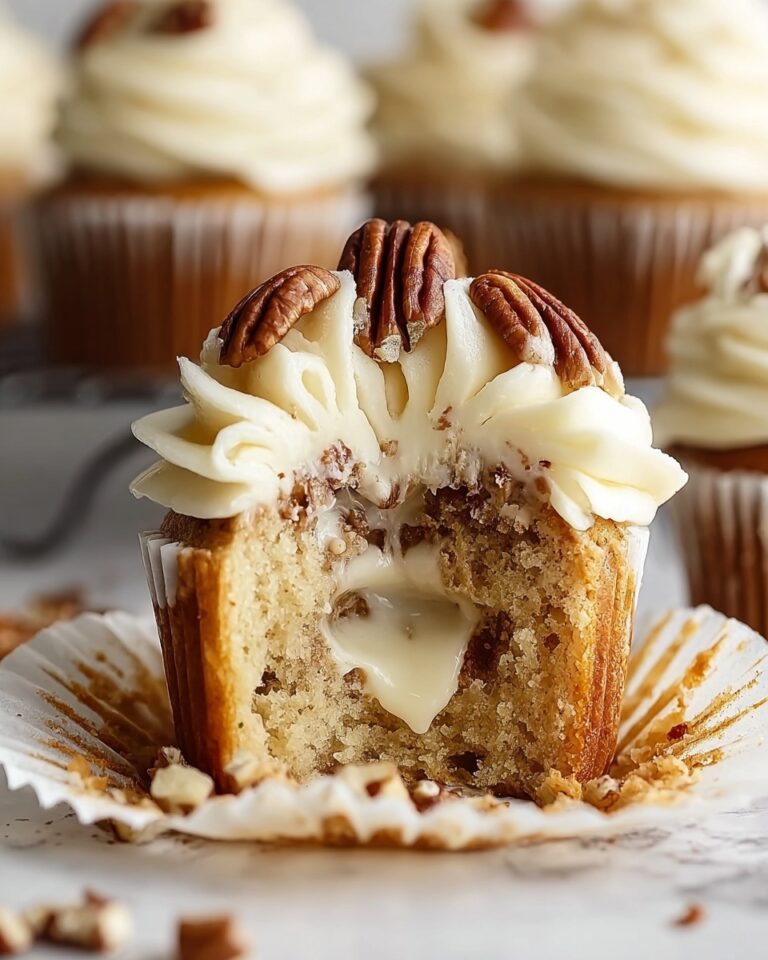 Banana Cinnamon Pecan Cupcakes with Cream Cheese Frosting Recipe