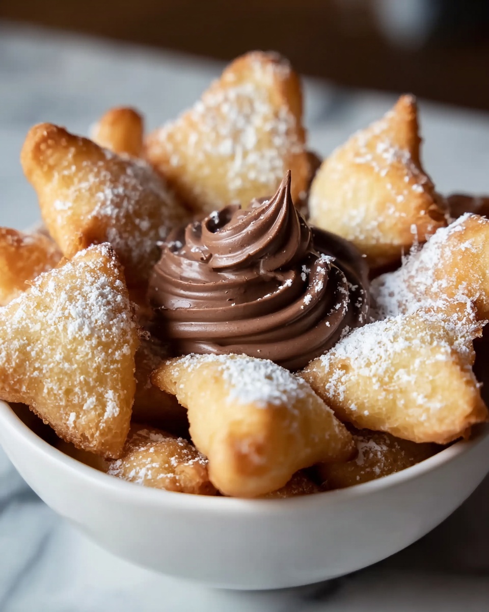 Baked Churro Chips with Chocolate Ganache Dip Recipe - Recipe Image