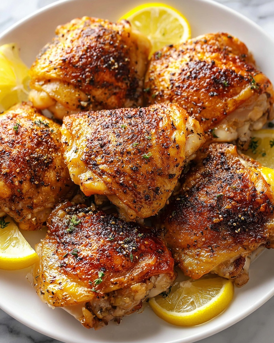 Juicy Baked Chicken Thighs Recipe - Recipe Image